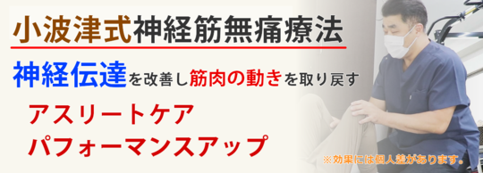 小波津式神経筋無痛療法なら神奈川県川崎市の健成堂整体院へ。横浜市や